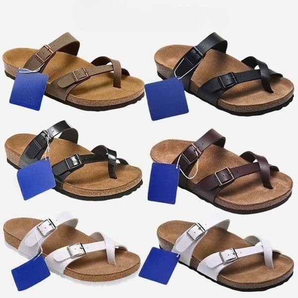 B Designer Shoes Clogs Sandals Clog Slippers Cork Flat High Quality Outdoors Footbed Eva Suede Genuine Leather Slide Women Men Casual Trainers Flip Flops Size 35-46 thumbnail 2