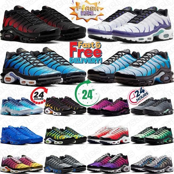 Top designer Tn men running shoes tn3 women outdoor sports shoes daily commuting casual comfortable fashion classic triple black size 36-46