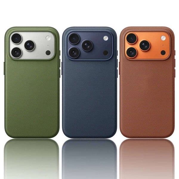Magnetic TechWoven Phone Case iPhone 17 16 15 14 13 Pro Max Air Tech Woven For Wireless Charging Shockproof Cover 26H0505