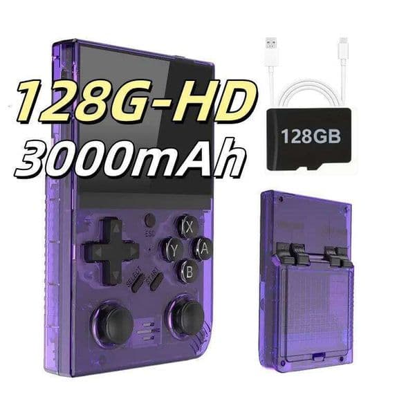 GUJIU R35 3.5inch IPS Screen Retro Handheld Console Video Player Linux 148G Game Gift S260504