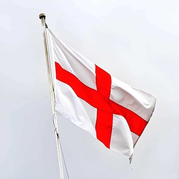 3x5ft English National Flag Authentic White-Red Cross Banner for World Cup Football Fan Decor X260504