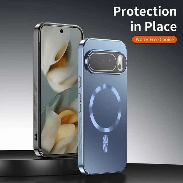 Luxury Lightning Matte Magnetic Shockproof Case Google Pixel 10 9 XL 8 7 6 Pro 9A 8A 7A 6A For Protect Cover 26L0505