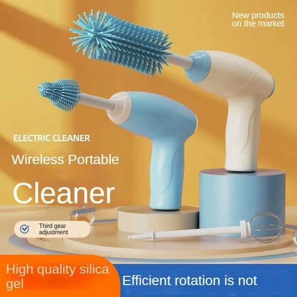 1 electric mixer with silicone head cleaner 3 interchangeable rechargeable 3-speed cake cream machine egg beater batter mixer X260504