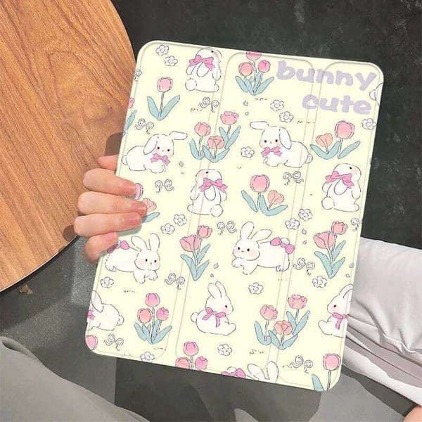 Cute Bunny Smart Cover for Air11 13 2025 2024 Case A16 11th Pro11 12.9inch IPad 9th 6th 5th Gen 9.7 10.2 Air5 4 10.9 10th 26Y0505