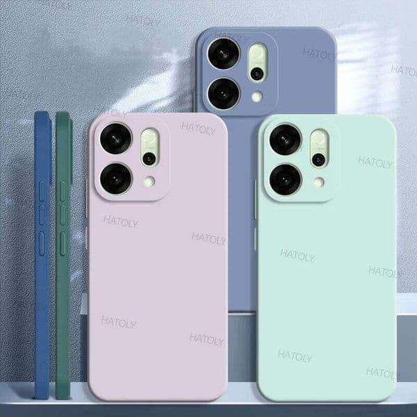Case Global Funda Shockproof Luxury TPU Liquid Silicone Protective Cover Cases For Reno14 26Y0506