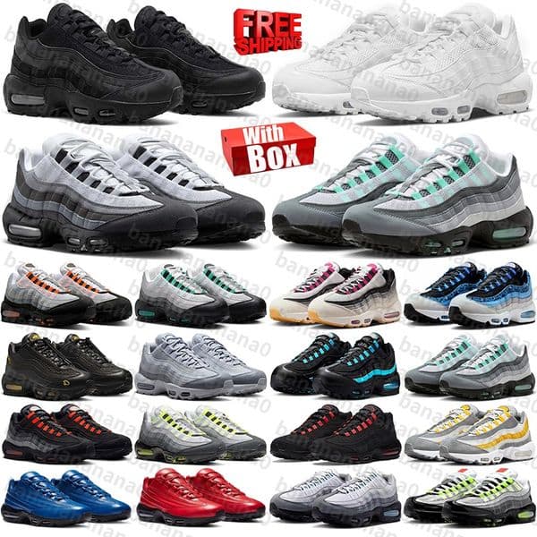 Free Shipping With Box Designer 95 95s sneakers Running Shoes trainers for Neon mens chaussure Pink Foam zapatillas men women Sports runners