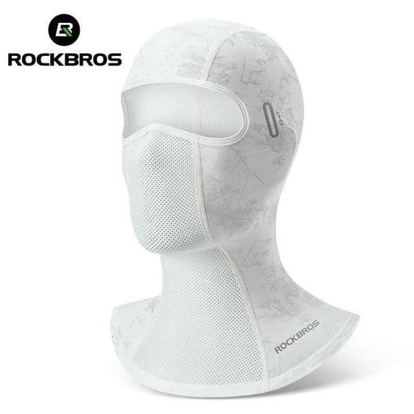 ROCKBROS Cycling Full Face Mask For Motorcycle Summer Men Women UPF50 Sun Protection Breathable Balaclava Outdoor Sports ScarfT260506