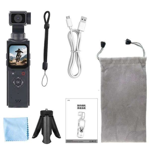 4K Ultra One-tap WiFi Pocket Gimbal Camera 330 Automatic Tracking Rotation Sports camera Handheld Stabilizer with Smart beauty 26H0506