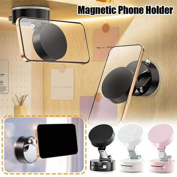 360° Rotating Foldable Stand Strong Magnetic Dashboard Phone Holder Vacuum Suction Cup GPS Bracket in Car