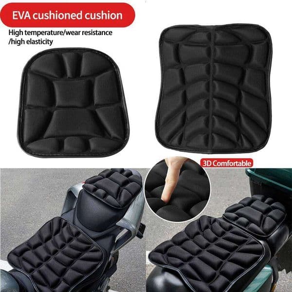 Comfort 3D Breathable Gel Motorcycle Pad Universal Shock Absorbing Cushion Bike Seat Cover for Advanced Mountain Riding