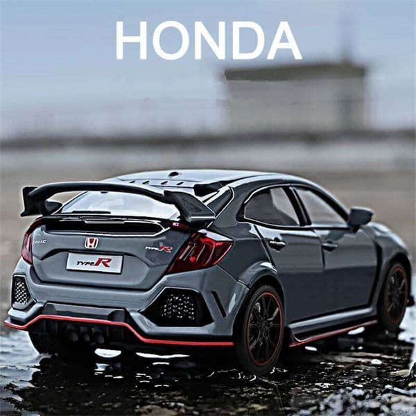 1:32 HONDA CIVIC TYPE-R Alloy Diecasts & Toy Vehicles Metal Sports Car Model Sound and Light Collection Childrens Gift 26H0506