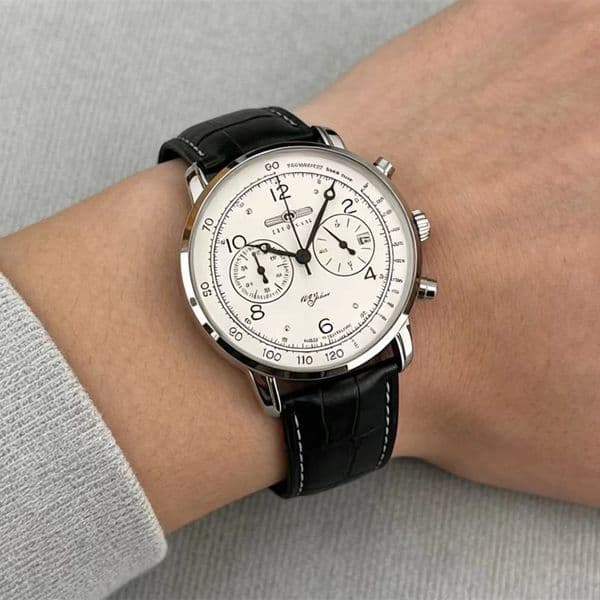 Business Casual Men's Watch Luxury Retro Classic Quartz Watch Zeppelin Airship Automatic Date Commemorative Edition Wrist Watch