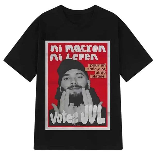 French Rapper Vote JUL Fashion Graphics T-shirts Men Women Hip-hop T-shirt Short-slved Casual 2026 Spring summer new L260506