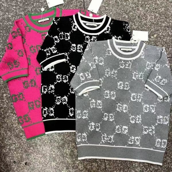 Knitwear Luxury T Shirt Women 2026 Designer T Shirts Short Summer Fashion Casual with Brand Letter High Quality Designers t-shirt