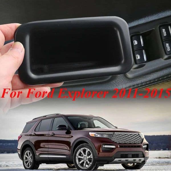 Door Storage Box For Ford Explorer 2011 2012 2013 2014 2015 Inner Handle Armrest Container Bin Cup Car Organizer ABS Styling