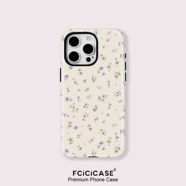 Magnetic Wireless Charge Case For 13 12 11 14 Plus 15 16 Pro Max Acrylic Fashion Little Flower Cover 26Y0506