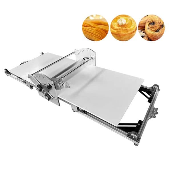 Compact Electric Dough Sheeter 110V/220V Foldable Desktop Machine For Bakery & Pastry Use