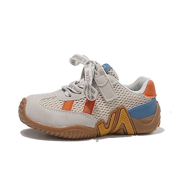 2026New Spring Summer Kids Running Shoes Fashion Color Block Casual Sneakers for Boys Girls 26H0506