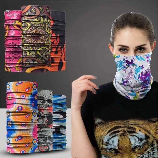 Men Women Sunshade Collar Magic Tube Scarf Head Face Neck Gaiter Dustproof Bandana Bicycle Fishing Outdoor Sports Headwear ScarfT260506