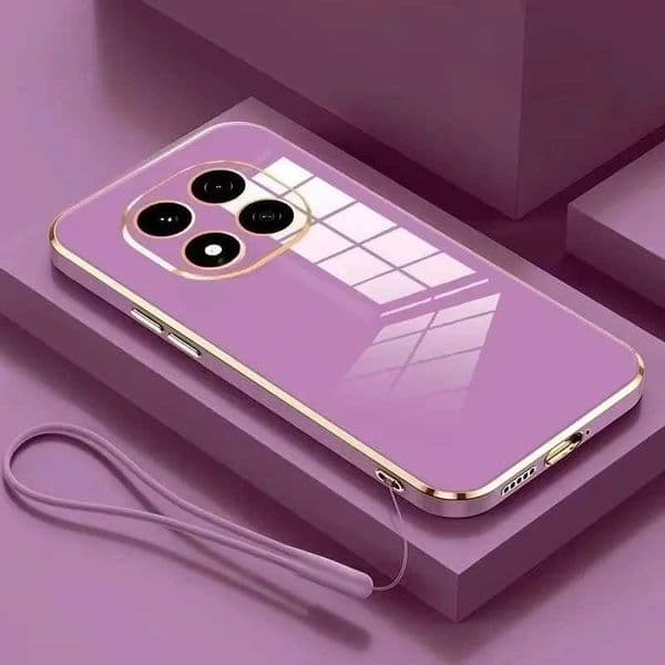 Luxury Plating Silicone Lanyard Phone Case For Redmi 12C 13C 14C A5 A3 A2 4G Note 14 13 12 Pro Plus 5G Back Cover FundasT260506