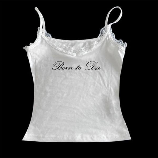 Gothic Grunge Punk Hip Hop Rock Streetwear Casual Sexy Crop Top Y2K Retro Harajuku Emo Aesthetic Fashion Lace Camisole Tops 260330