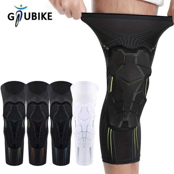 GTUBIKE 1 Pcs Sports Crashproof Knee Support Pad Elastic Foam Volleyball Knee Compression Sleeves Basketball Bicycle Protect Z260504