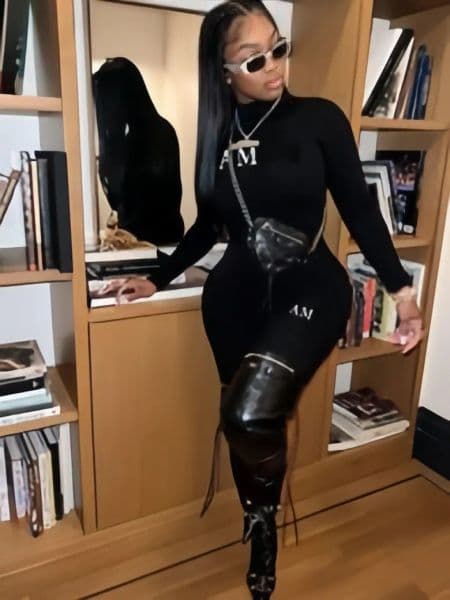 Nibber Leopard Print Women Jumpsuit Fitness Zip Full Sleeve Spring o-Neck Skinny Stretch Streetwear Fit Workout Overalls 250411