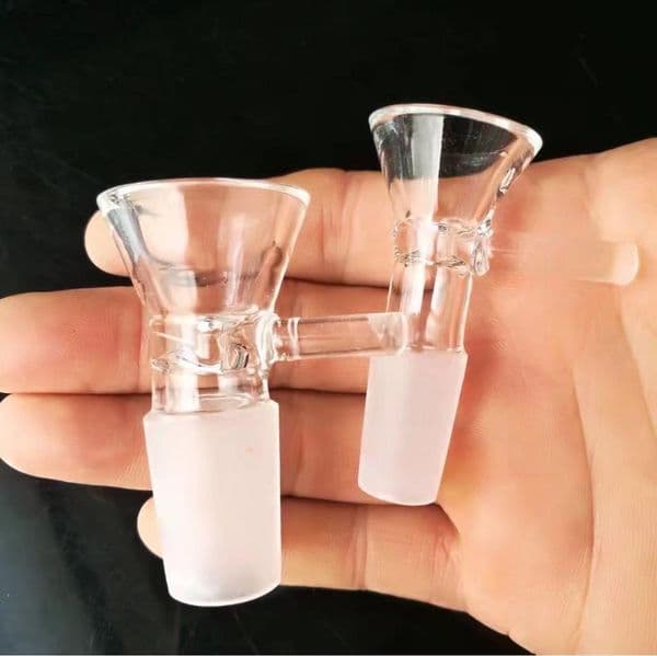 New Glass Smoking pipes hookah Oil Burner Pipes Smokings Transparent funnel adapter