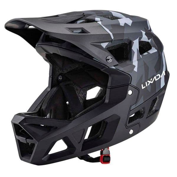Full Face Racing Downhill MTB for Men/Women Adult Mountain Bike Helmet with Visor 26W0506