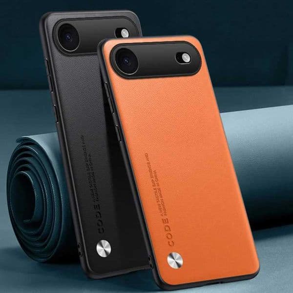 Luxury PU Leather Case For iPhone Air Back Cover Silicone Shockproof Full Protection Phone Case For iPhone 17 Pro Max 5G CoqueT260506