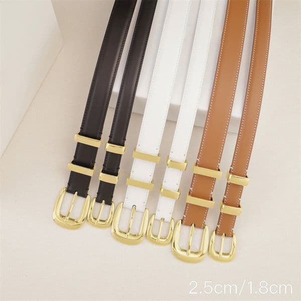 Classic Belts Designer Belt Men Belts For Women Luxury Belt Geometric Pattern Belt Length 90-125CM Width 2.5cm 1.8cm Belt Fashion Daily Letter Smooth/Needle Buckle Belt