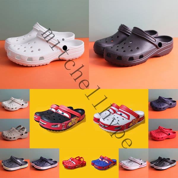 Free Shipping Designer croc slippers crocsclogs sandals sandale Shoes slides sandal mens womens luxury summer soft sole beach sandalen sandles d h gate
