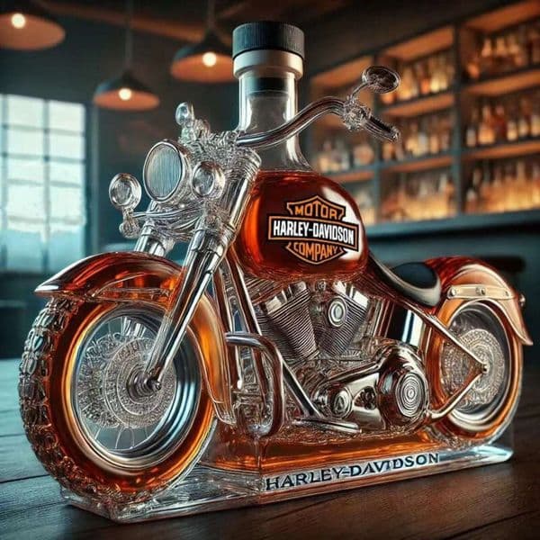 2026 New Cross-Border Red Wine Special-Shaped Sealed Vodka Empty Decanter Motorcycle Whiskey Infusion Bottle Free Shipping