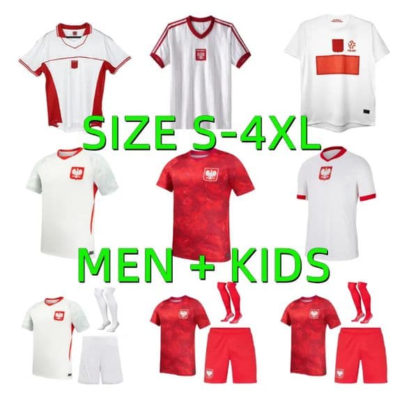 2026 poland LEWANDOWSKI Polonia Soccer Jerseys Polonia 25 26 27 ZIELINSKI MILIK ZALEWSKI SWIDERSKI 1982 1997 2012 retro Polish men football Shirt Polen uniform