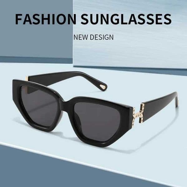 Retro polygonal sunglasses womens round face slim online celebrity advanced sunglasses UV protection Z260506