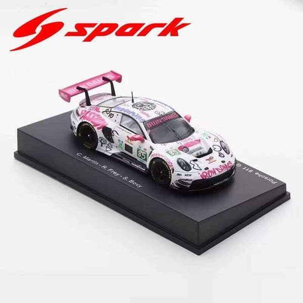 Spark 1:64 Porsche 911 GT3 R Dames Iron Lynx Doriane Pin Michelle Gatting Racing Alloy Car Model 26H0506