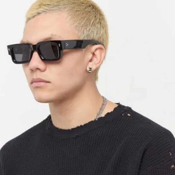 Classical Square Rivet Sunglasses Men Women Fashion Eyeglasses Men Punk Rectangle Design Sun Glasses Retro Fishing Glasses UV400 Z260506