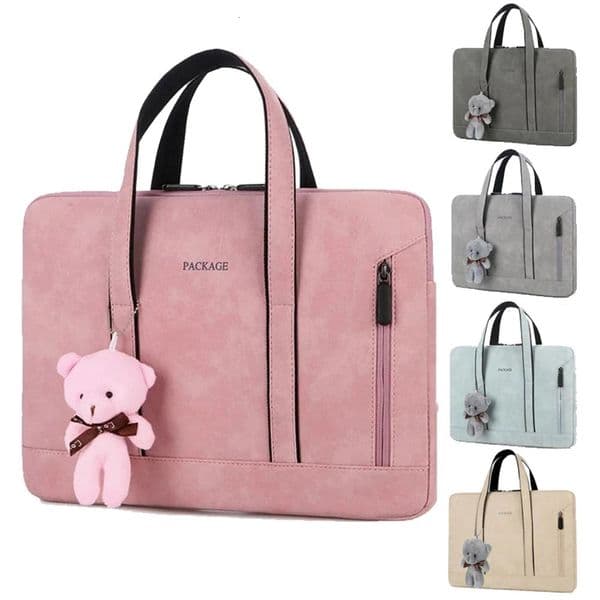 Laptop Bag 13 14 15 156 inch Handbag Women Notebook Bag For MACbook Air Pro 16 Case Asus PU Leather y Computer Bag 260506