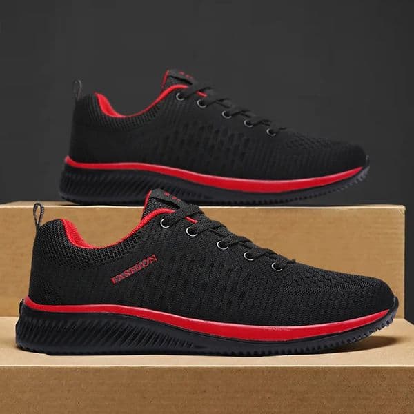 Men Running Walking Knit Shoe Casual Sneakers Breathable Sports Running Athletic Gym Lightweight Outdoor Women Shoes Size38-48 260506