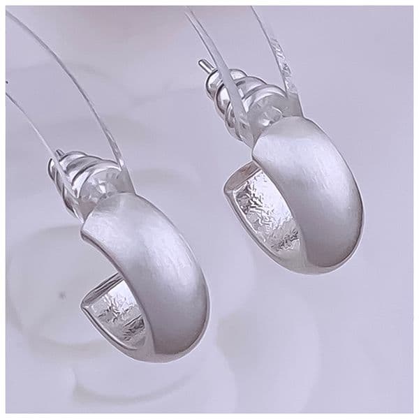 Designer Earrings Designer Earrings Women 18K Gold Silver Plated Earring Matte C Shape Hoop Earrings Luxury Jewlery Designer Statement Free Shipping Buy 1 Get 1