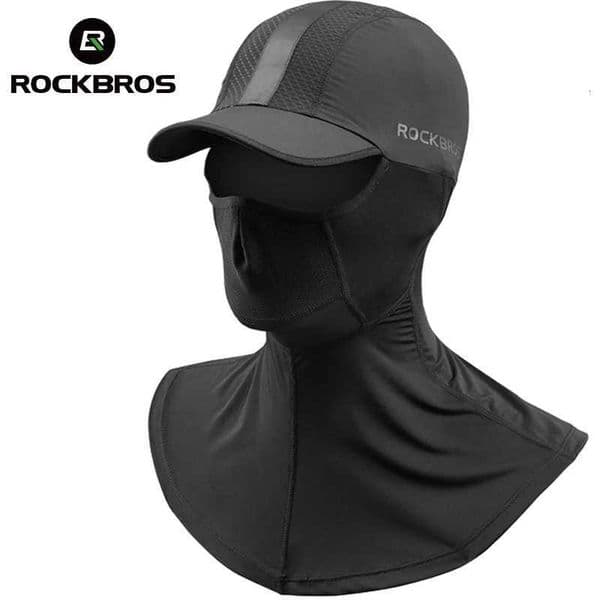 ROCKBROS Bicycle Face Masks Spring Summer Ice Silk Mask Fishing Bandana Running Sport Bike Face Mask Sun Portection HatT260506