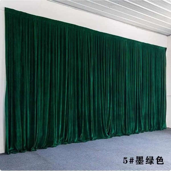Velvet High Curtains Event Party Valance Panel Decoration Wedding Backdrop Curtain Swag Stage Background Hot NEW