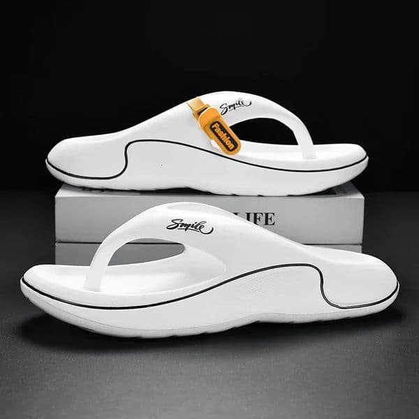 Men Platform Flip Flops Summer Thick Soft Sole EVA Slippers Outdoor Beach Sandals Anti-Slip Cloud Cushion Bathroom Slides Shoes 260506