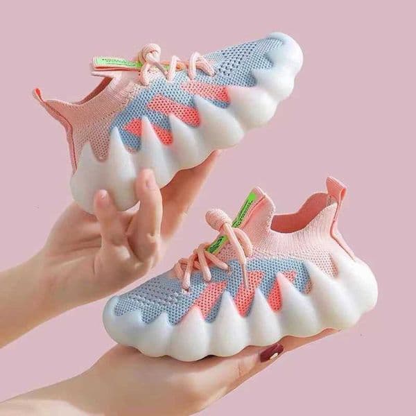2026 New 2022 Springautumn Children Unisex Toddler Boys Girls Sneaker Mesh Breathable Casual Kids Shoes 2130T251025 S260326 Designer 002