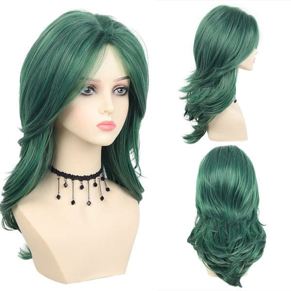 Hit product New European and American Women's Fashion Trendy Long Curly Hair Multi-Layered Slightly Curled Synthetic Wig Set Wigs