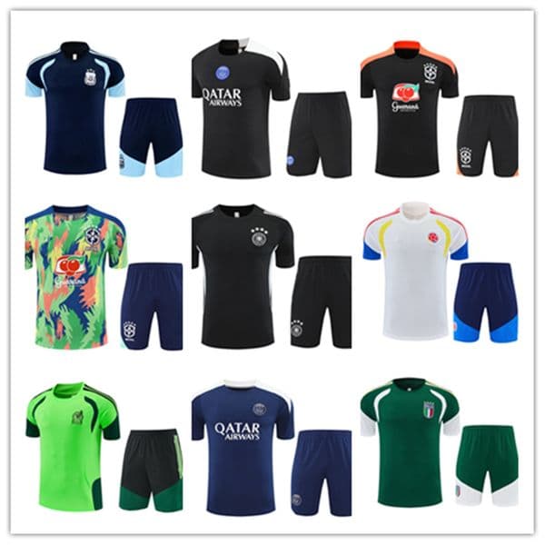 Football tracksuit training Boys' and Girls' Adult Football Robes Versatile Training Competition Specific Children's adult football suit set