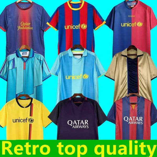 retro jerseys Barcelona RONALDO NEYMAR JR MESSI Retro Soccer jerseys RONALDINHO A.INIESTA 01 02 03 04 05 06 07 08 09 10 11 12 13 14 15 16 17 18 19 vintage football top quality