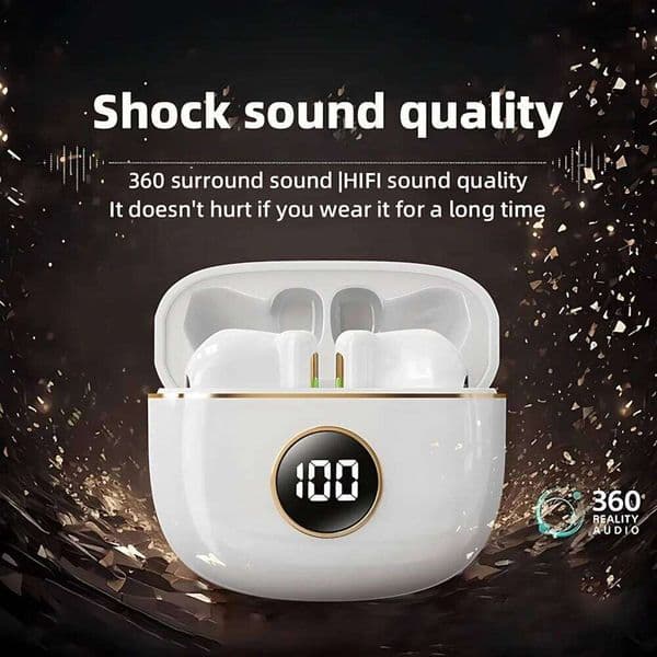 TWS D331 BT Headphones Wireless Earphones 9D Stereo Sports Waterproof Earbuds Handfree Touch Control Earpuds With Mic 26W0506