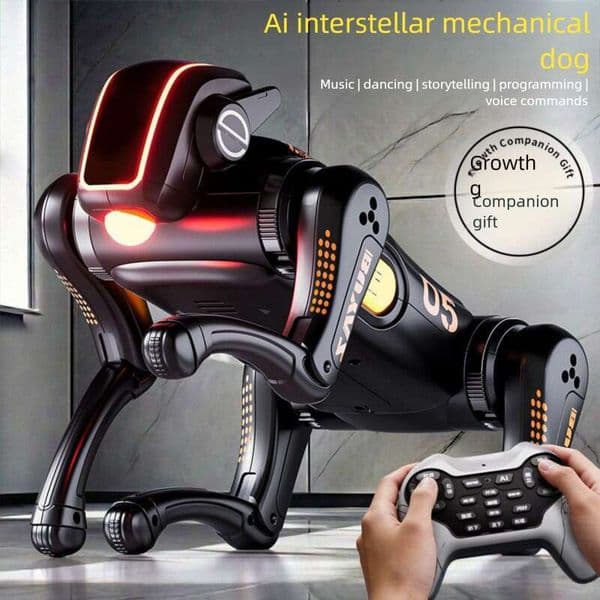 2026 New AI Artificial Intelligence Robot Dog Toy Remote Control Mechanical 12 Programming Children 7 Boys Birthday Gift 6