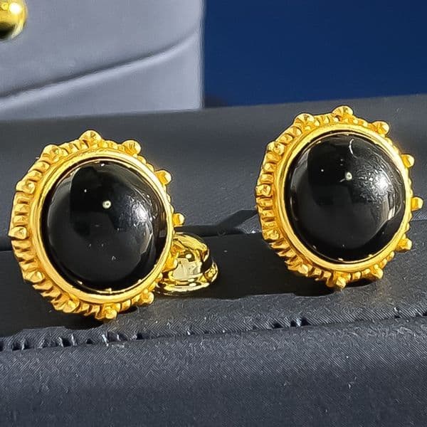 Earrings for Women Vintage Distressed Court Style Gemstone Brushed Sunflower Geometric Stud Earrings Luxury Jewlery Designer for Women Elegant Gift
